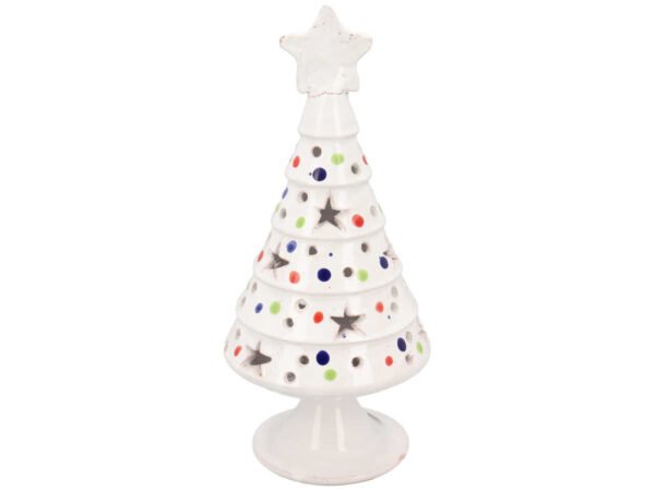 ALBERO DI NATALE CON STELLA 28CM