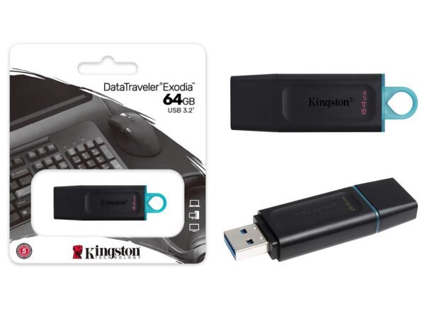 PENDRIVE KINGSTON USB DTX 64GB