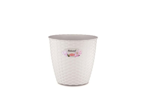 VASO NATURAL 14x12,8cm BIANCO 73450