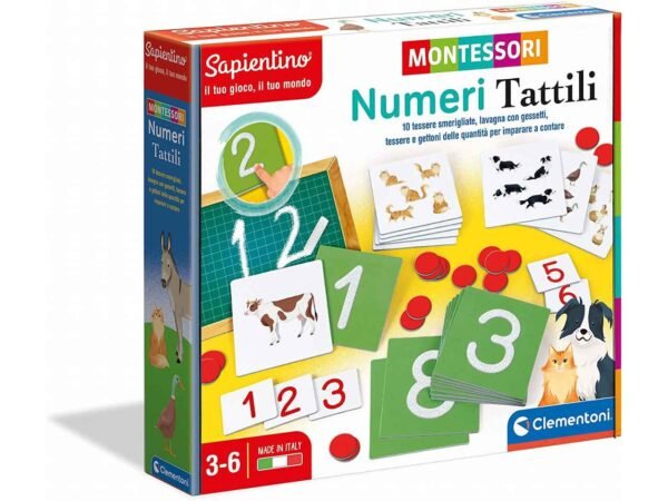 MONTESSORI  NUMERI TATTILI 16361