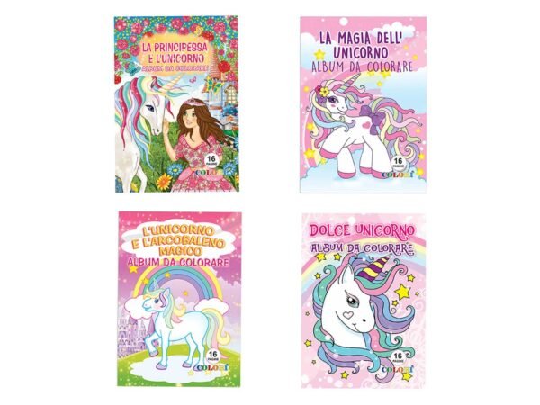 ALBUM DA COLORARE UNICORNO 00100523