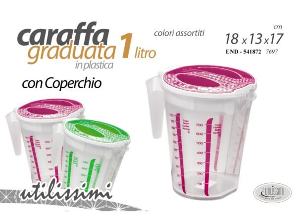 CARAFFA GRADUATA 1L 18X13X17CM 541872