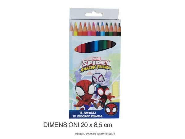 SPIDEY COLORI A MATITA 12 PZ SPY0883