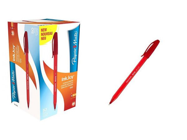 PENNA INKJOY 100 M.RED 50pz S0957140