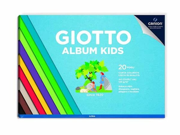 GIOTTO ALBUM COLORATO KIDS A4 20FF 120g