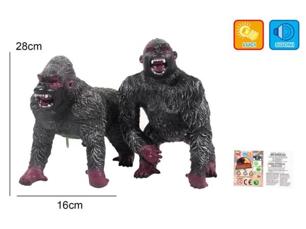 GORILLA CON SUONI 32CM