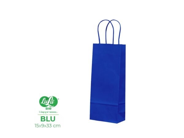 BUSTA P.BOTTIGLIA BLU 15X9X39CM 0025