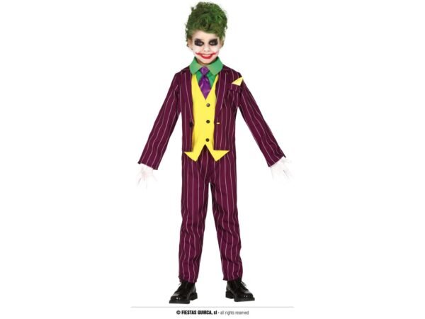 COSTUME BAMBINO CRAZY VILLAN TAGL 83459