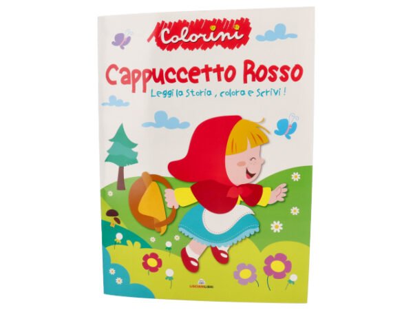 FIABE DA COLORARE CAPPUCCETTO ROSSO 110