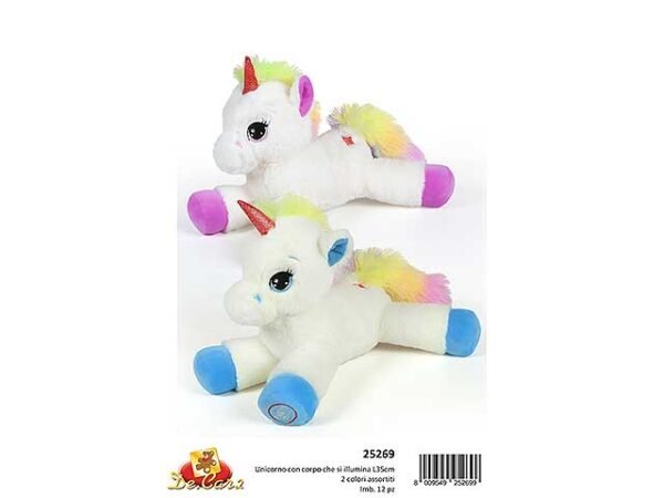 UNICORNO CHE SI ILLUMINA 35CM 25269