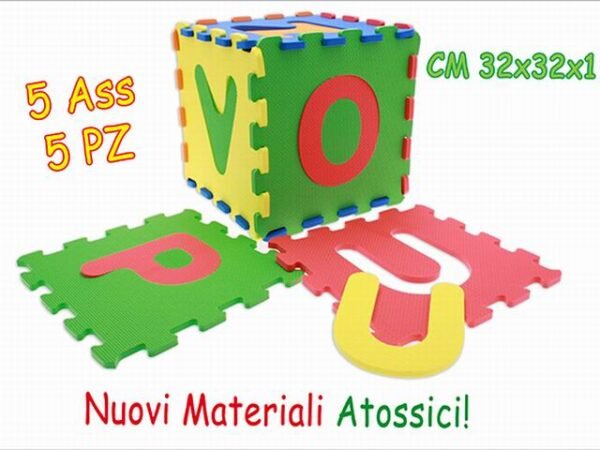 GOGO - TAPPETINI LETTERE 5 PEZZI 72274