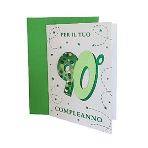 BIGLIETTO AUGURI 90 ANNI 62-090