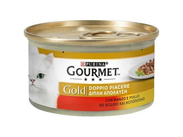 GOURMET GOLD MANZO POLLO 85gr 28176