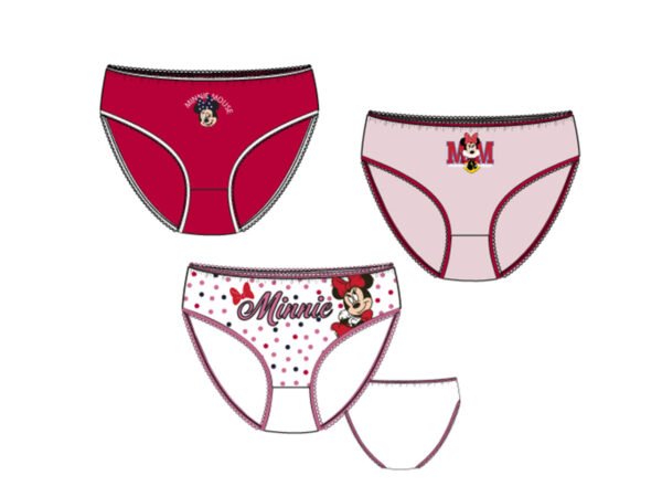 MINNIE MUTANDE 3-8ANNI 3PZ XH30033