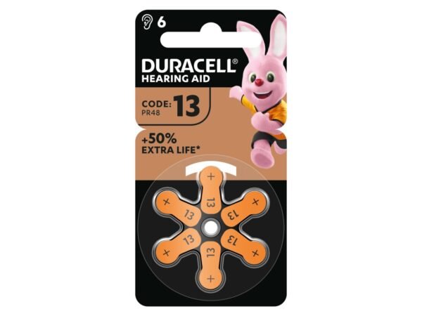 DURACELL PILA ACU.13 ARANCIO B6 5017066