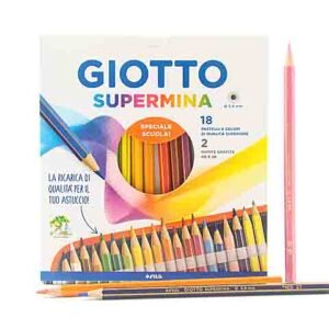 PASTELLI GIOTTO SUPERMINA 18+2 MATITE 2