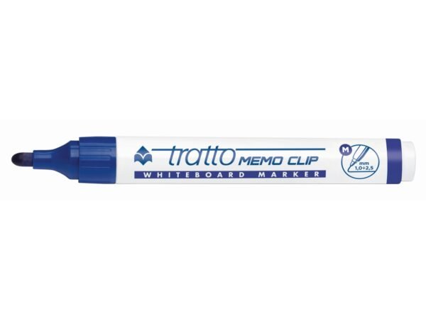 TRATTO MEMO CLIP BLU 10PZ F851801