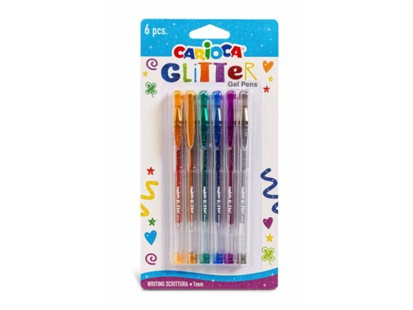 CARIOCA PENNE GLITTER GEL - LA CO 42165