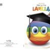 BIGLIETTO LAUREA CON FOIL ORO LOD111