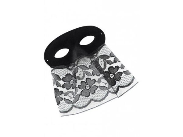 DOMINO SCAMOSCIATO NERO CON BAUTT 01236