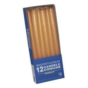 CANDELA CONICA 25 10PZ SENAPE 56213 35