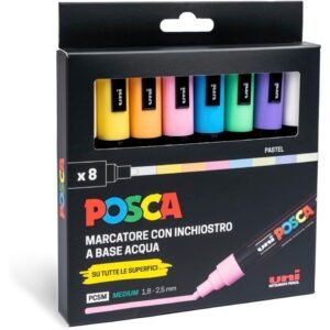 POSCA MARCATORE P.ME. 8PZ ASS M PC5MP 8