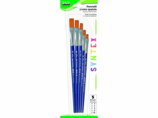 PENNELLO SYNTEX PIATTO 5pz 300B