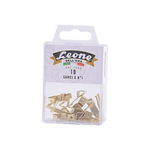 GANCI A X ZINCATI GIALLI DEL 1 10PZ. GX