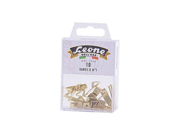 GANCI A X ZINCATI GIALLI DEL 1 10PZ. GX