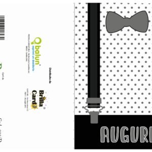 BIGLIETTO AUGURI LAMINATO COD. 233 /D