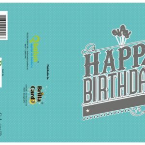 BIGLIETTO AUGURI LAMINATO COD. 234 /D