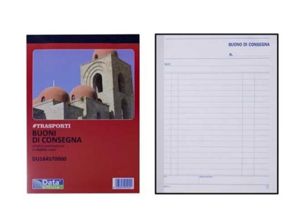 BUONI CONSEGNA 21.5x14.8 DU164570000