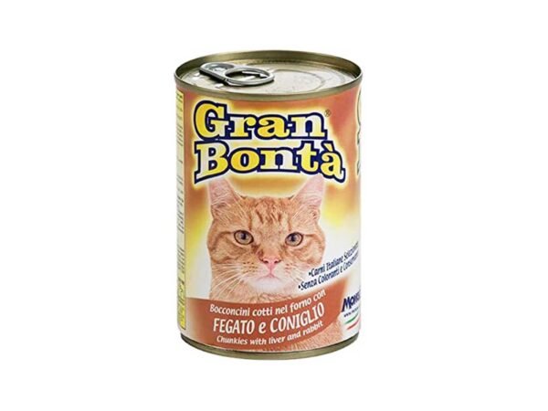 GRAN BONTA' GATTO 400gr FEGATO/CONIGLIO