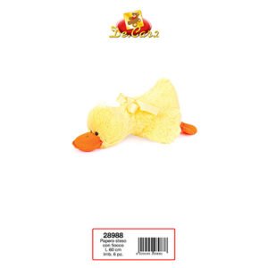 PELUCHE PAPERO CON FIOCCO L.60CM 28988