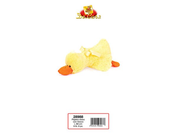 PELUCHE PAPERO CON FIOCCO L.60CM 28988