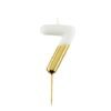 CANDELINA N.7 10,5cm BIANCO/ORO 50647