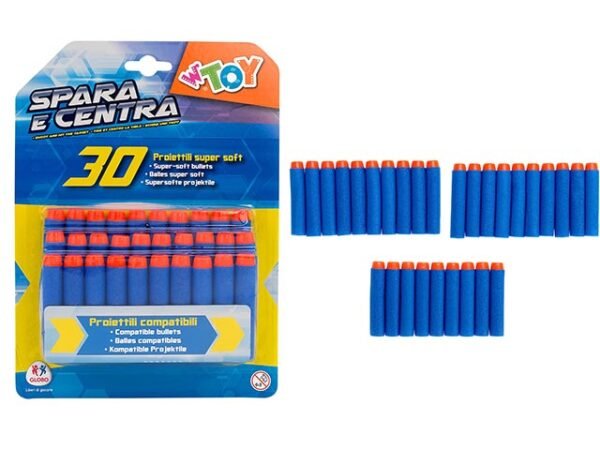 W TOYS PROIETTILI SOFFICI 30pz 38295