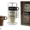 TAZZE BREAK 23CL 4 PZ C/STAND 519301