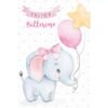 BIGLIETTO BATTESIMO ROSA FE10161FB/D