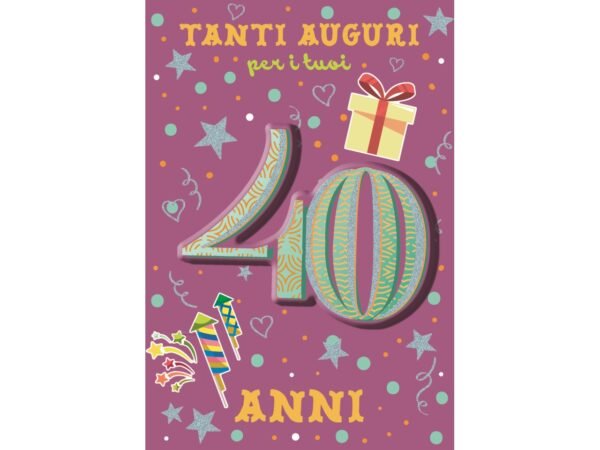 BIGLIETTO I MIGLIORI 40ANNI FA00178BC/C