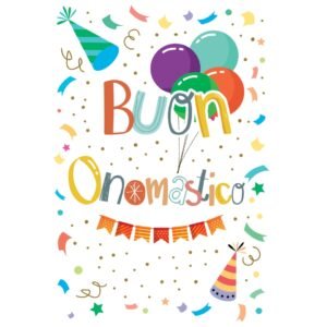 BIGLIETTO BUON ONOMASTICO FA00190BO/C
