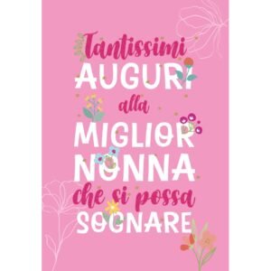 BIGLIETTO TANTI AUGURI NONNA FA00220AN/D