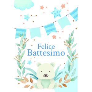 BIGLIETTO P.SOLDI BATTESIMO FE10202PS/C