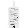 TAGLIERE LIGHT WHITE 15X37CM CASA 17051