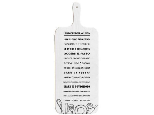 TAGLIERE LIGHT WHITE 15X37CM CUCI 17052