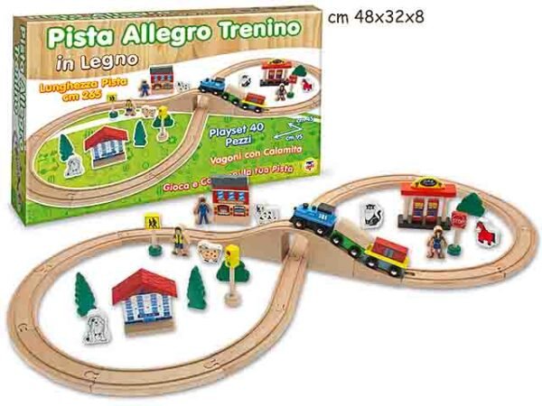 PISTA ALLEGRO TRENINO 40pz 265cm 40502/