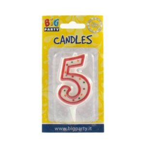 CANDELINA NUMERALE "5" CC06035
