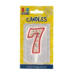 CANDELINA NUMERALE "7" CC06037