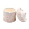 SCATOLA CANDELA CERAMICA ROSA 10X12 80P