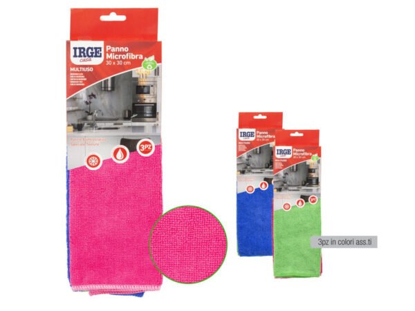 PANNO MICROFIBRA 30X30CM 3PZ PAN3315A